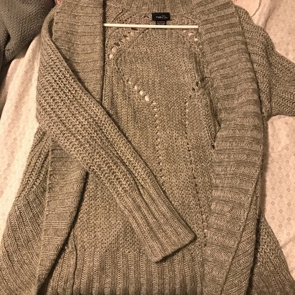 Gray sweater!